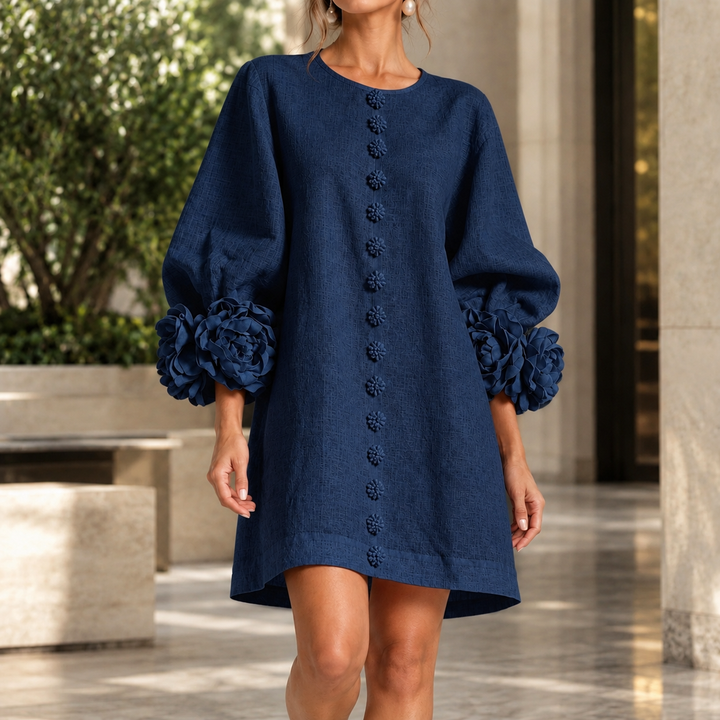 Lucinda Floral Cuff Dress
