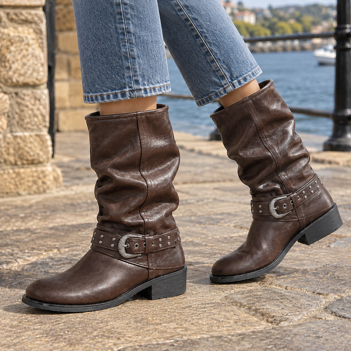 Foligno-Firenze Buckle Boots