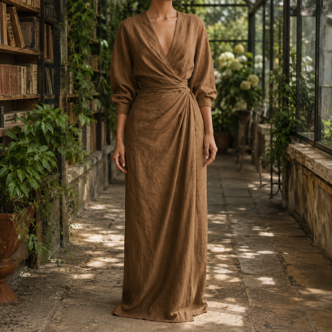 Valentina-Louise Wrap Maxi Dress