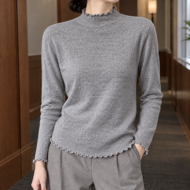 Selene-Marie Lettuce Edge Sweater