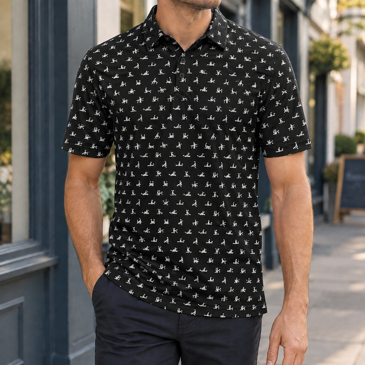 Austin Printed Polo