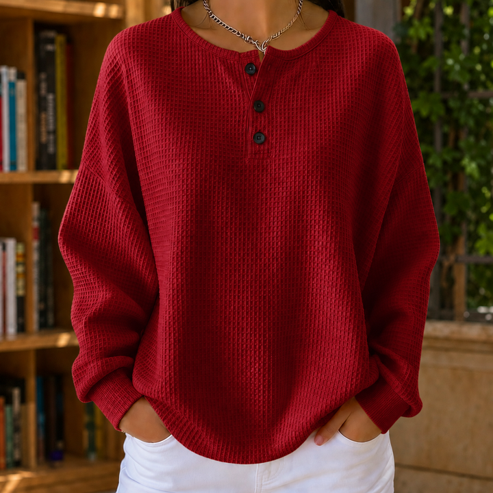 Annabel-Louise Waffle Sweater