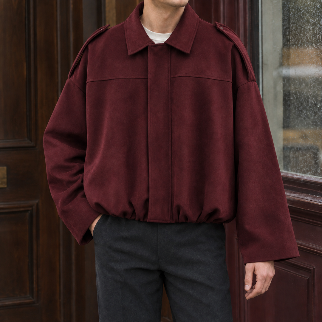 Marco Suede Bomber Jacket
