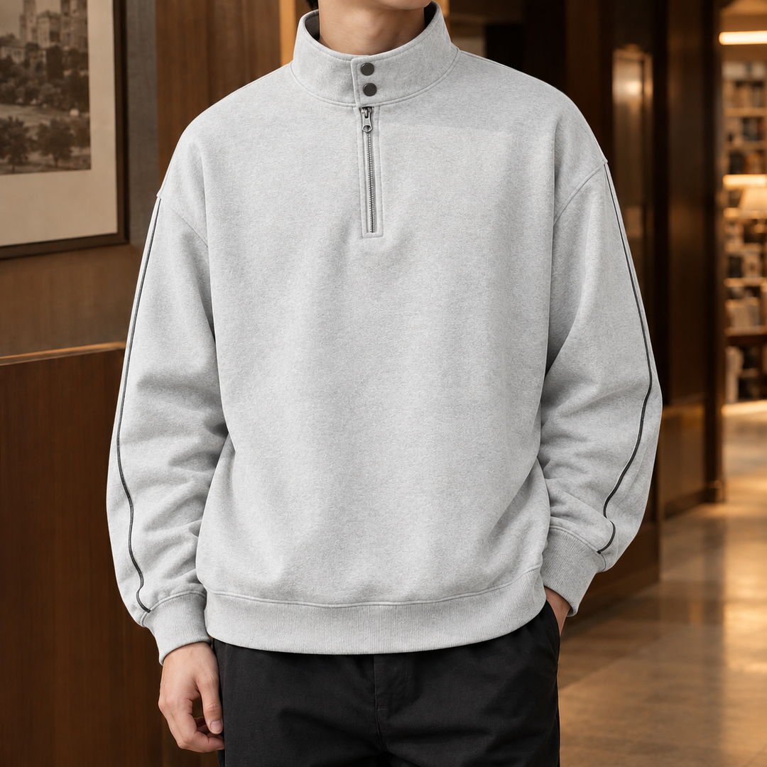 Marcel Stand Collar Sweatshirt