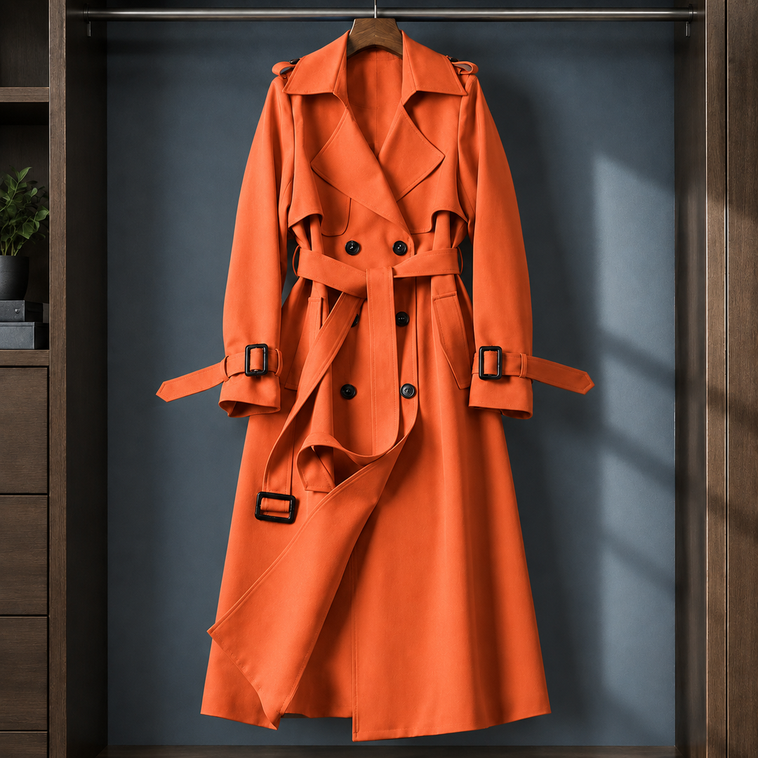 Ancelin-Grace Belted Overcoat