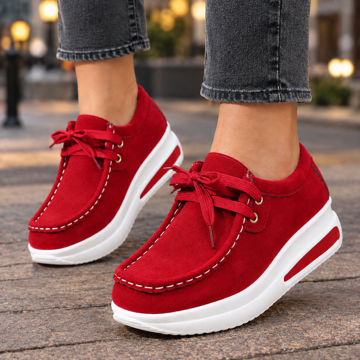 Marostica-Milano Suede Wedge Shoes