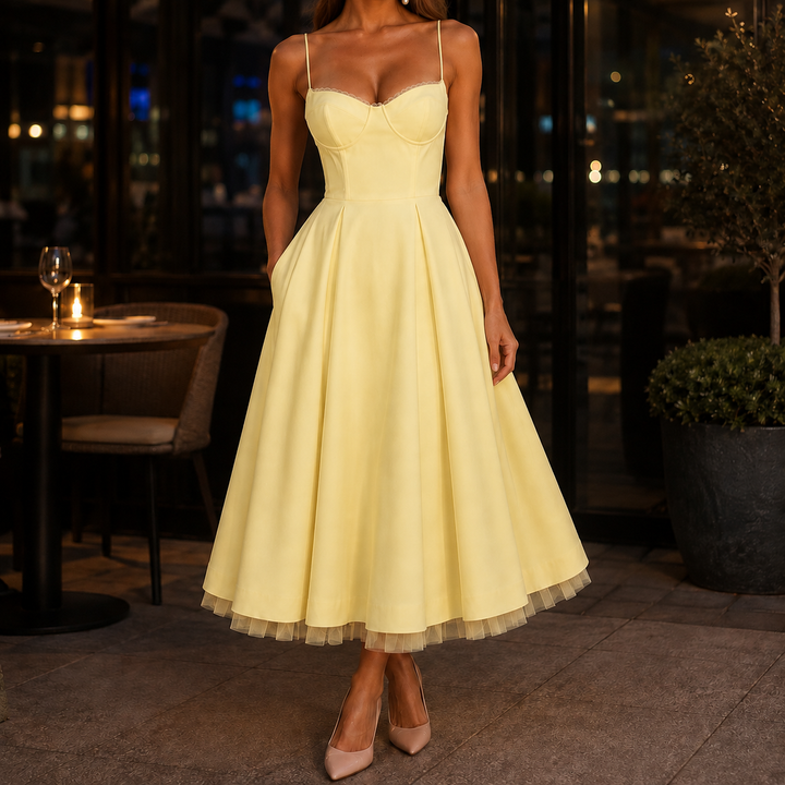 Tamsin-Skye Corset Midi Dress
