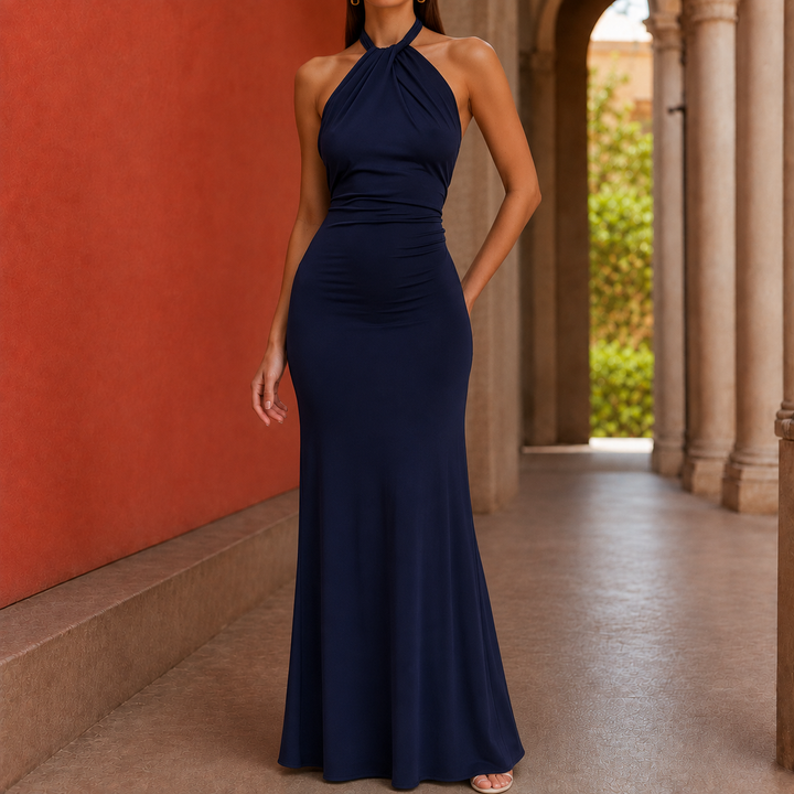 Odette-Rae Halter Maxi Dress