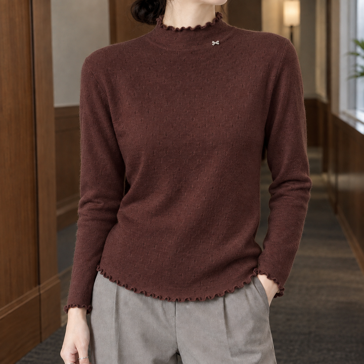Selene-Marie Lettuce Edge Sweater