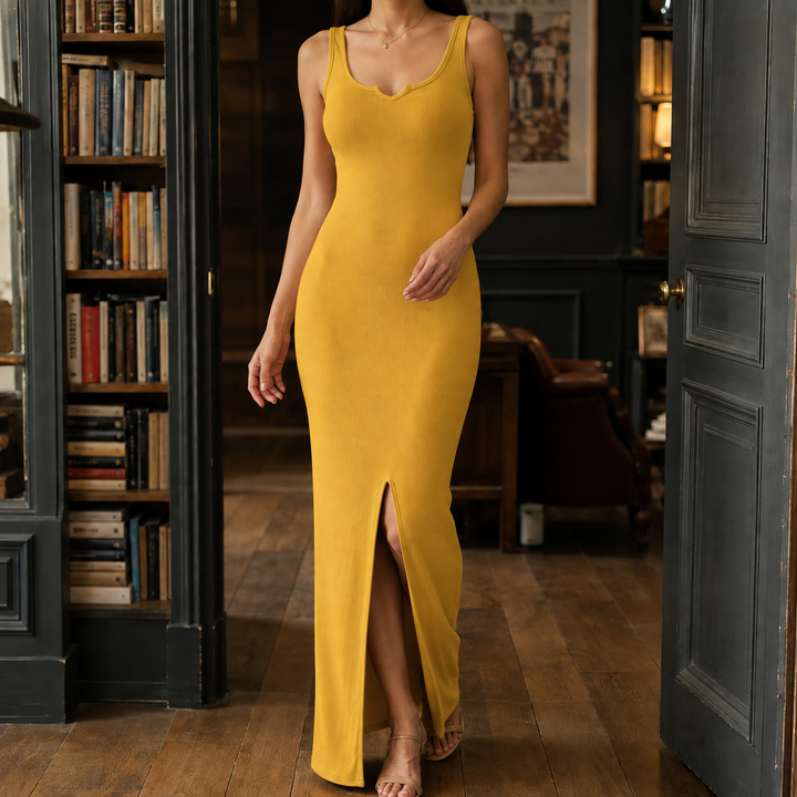 Magdalena Ribbed Maxi Dress