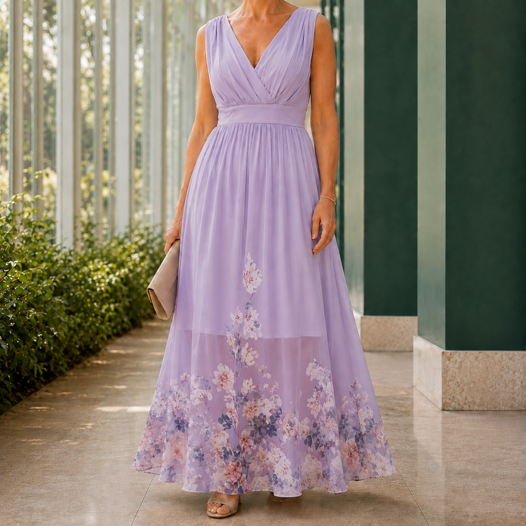 Fleur-Faye Floral Maxi Dress
