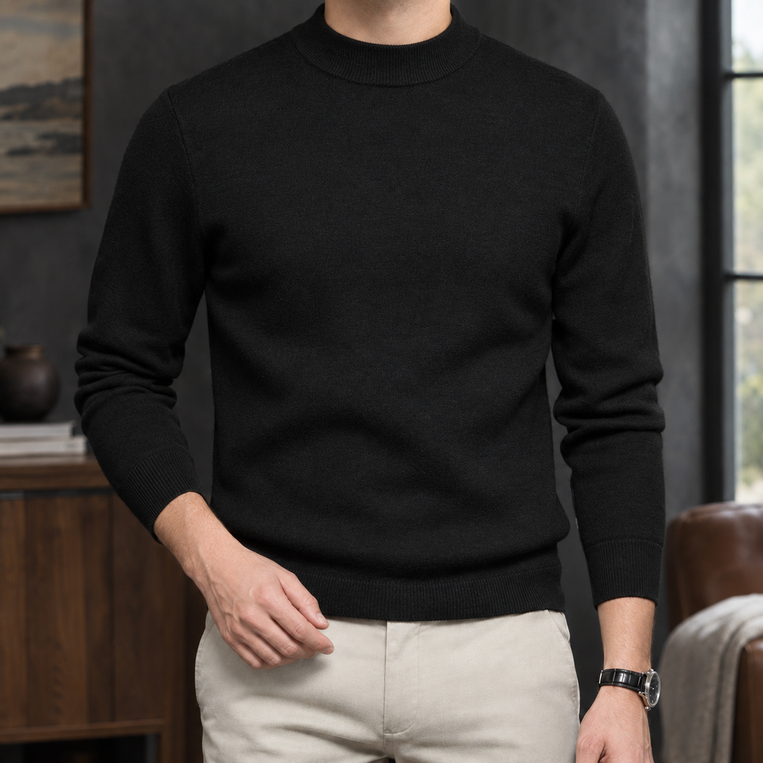 Caleb Mock Neck Sweater