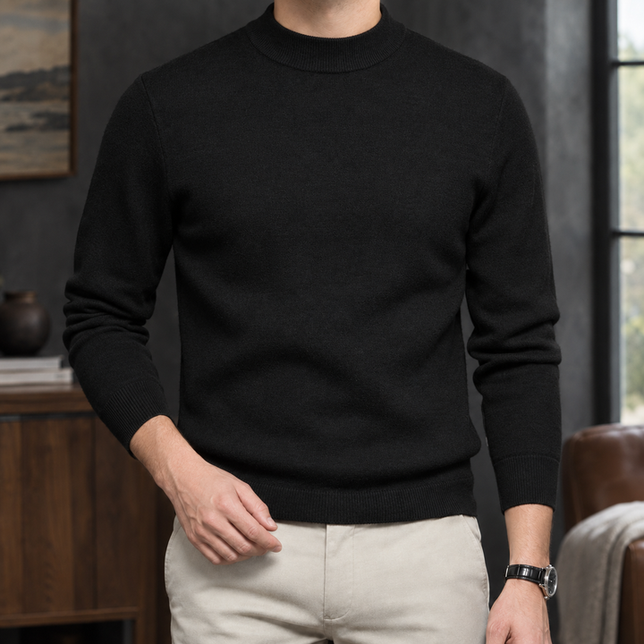 Caleb Mock Neck Sweater