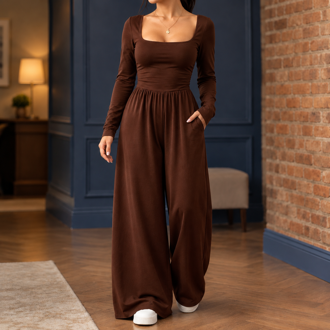Sylvaine-Claire Wide Leg Jumpsuit