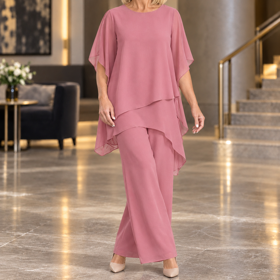 Tamsin-Faye Layered Pants Set