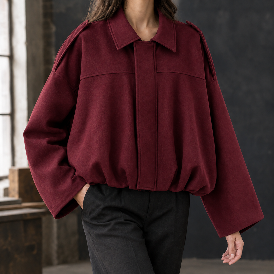 Kiera Oversized Bomber Jacket