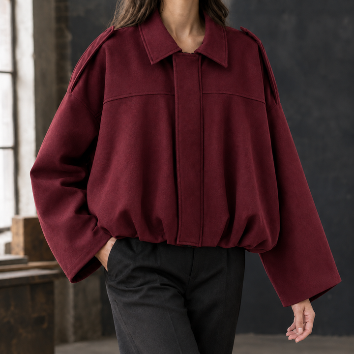 Kiera Oversized Bomber Jacket