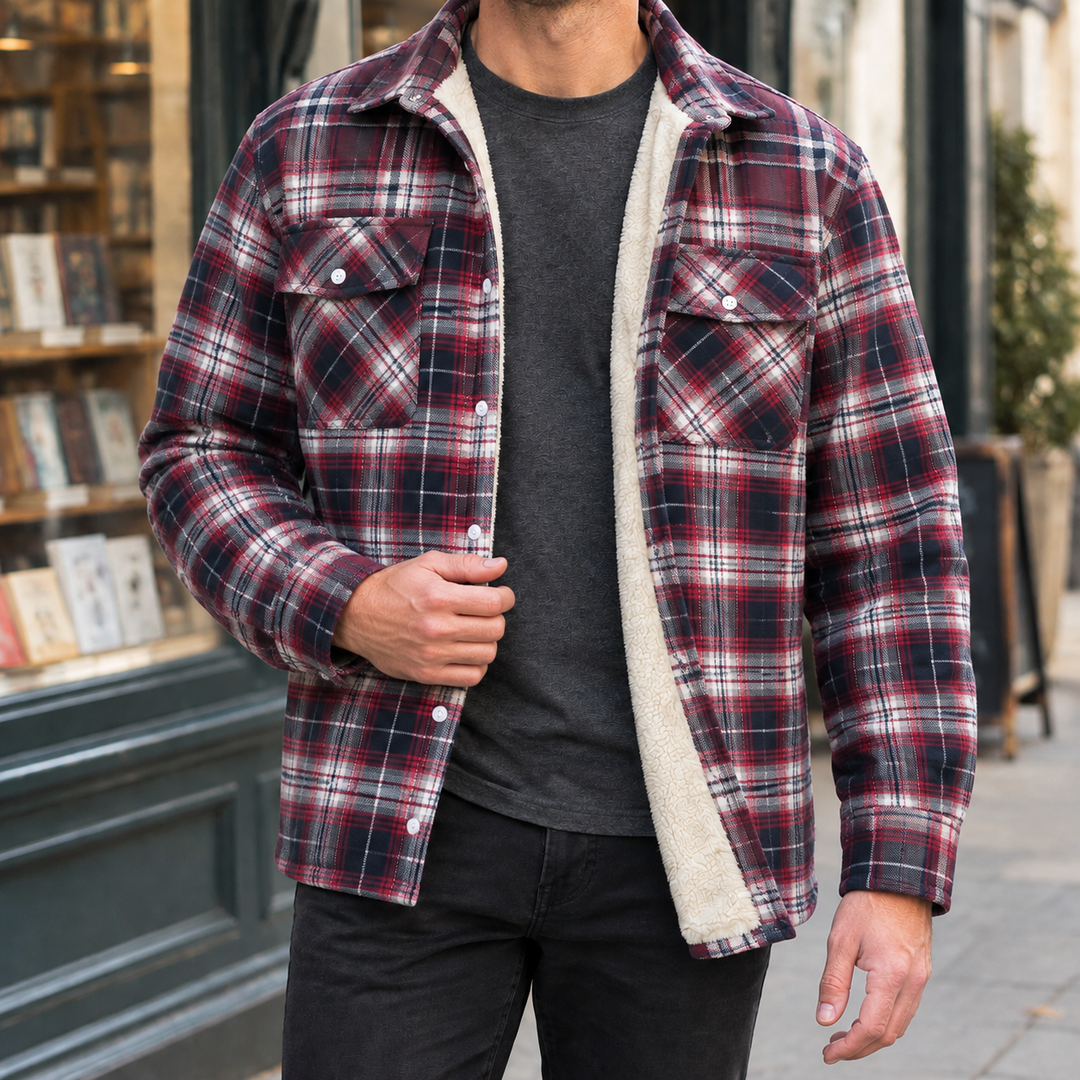 Dario Plaid Lined Jacket