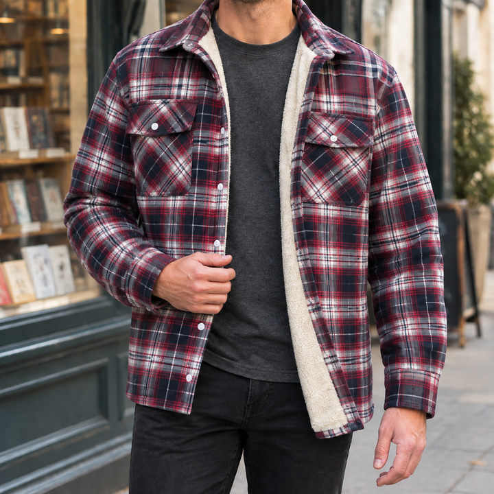 Dario Plaid Lined Jacket