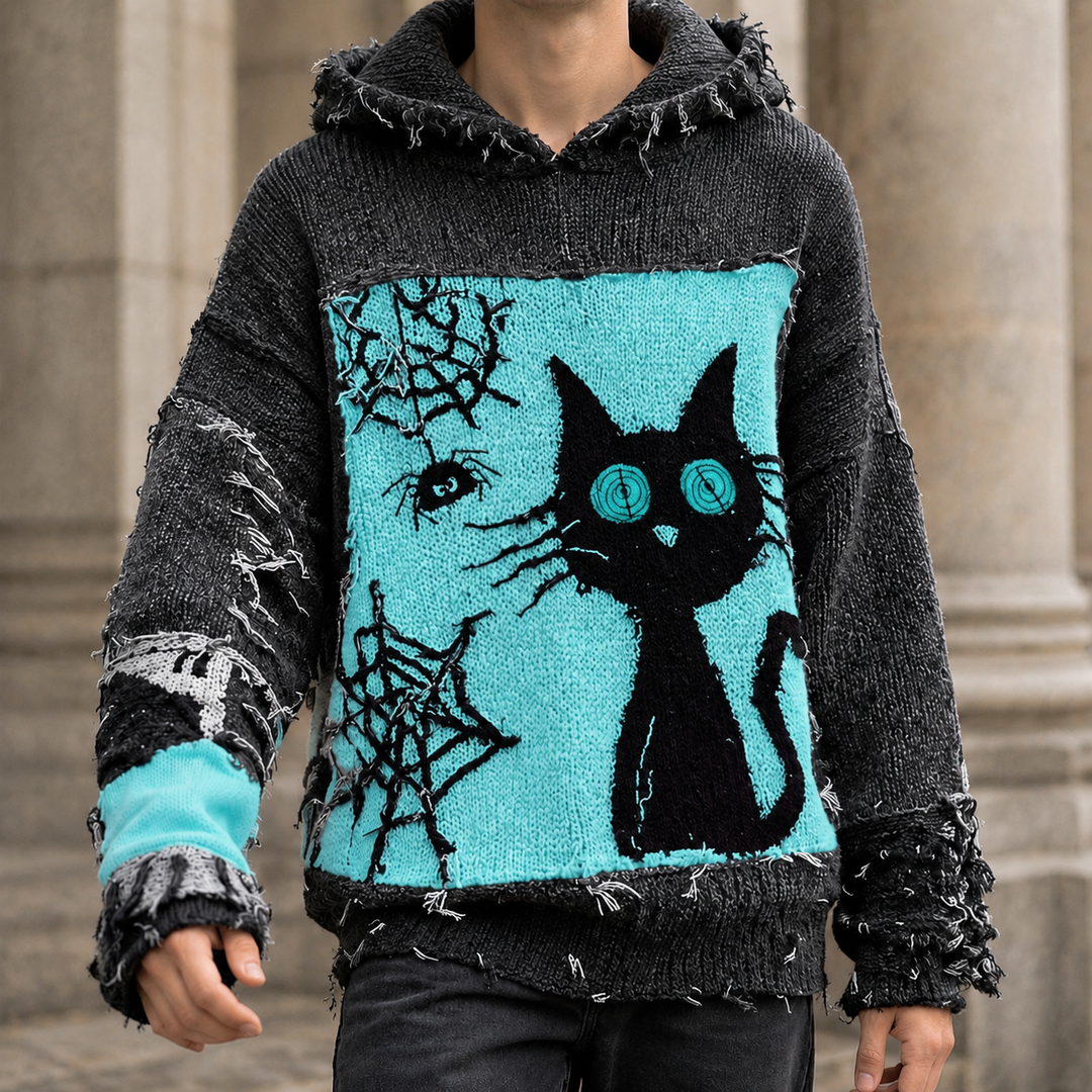 Valentin Cat Graphic Sweater