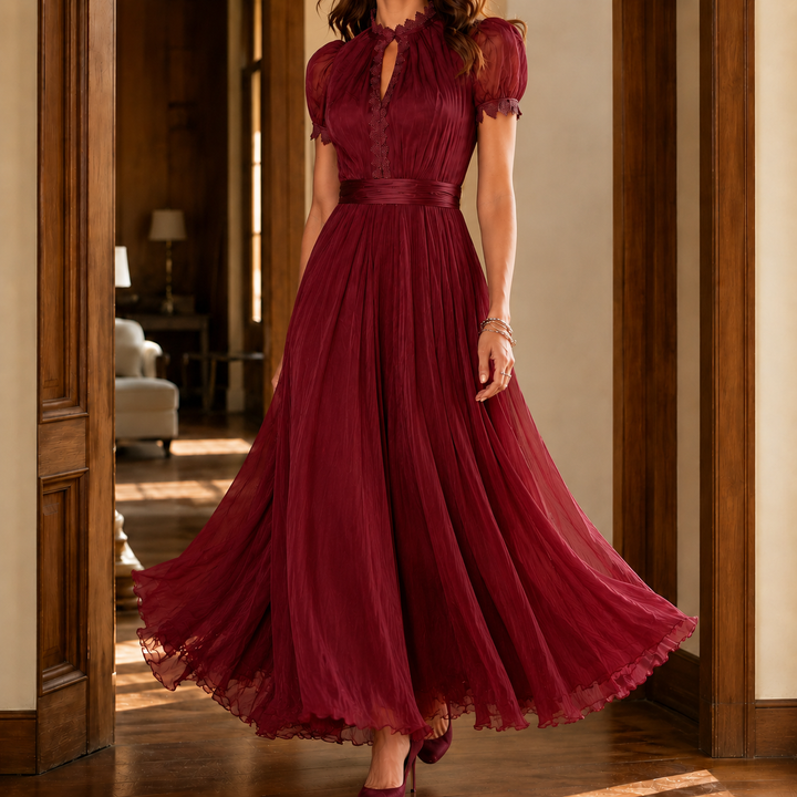 Theodora-Mae Keyhole Maxi Dress