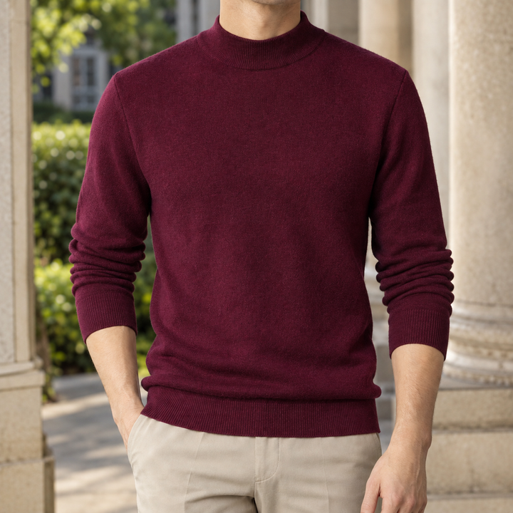 Hudson Mock Neck Sweater