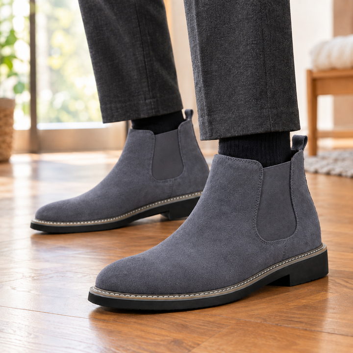 Tornabuoni-Arezzo Suede Chelsea Boots