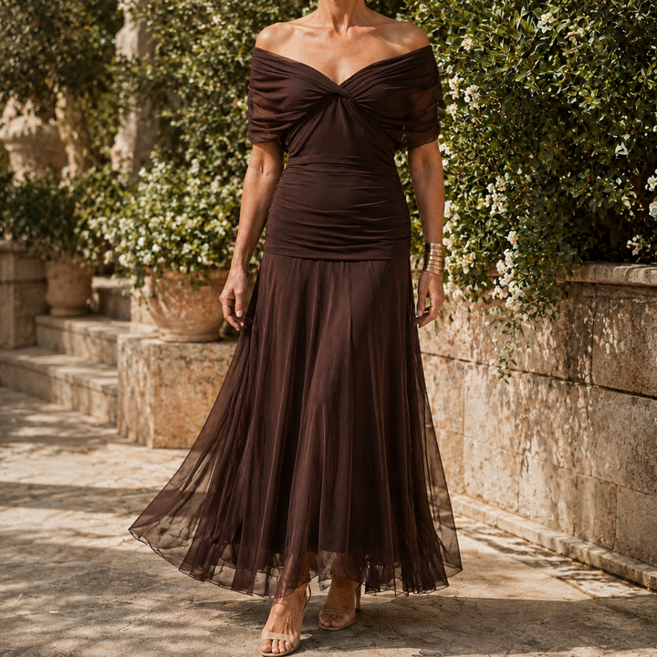 Vera-Rae Draped Maxi Dress