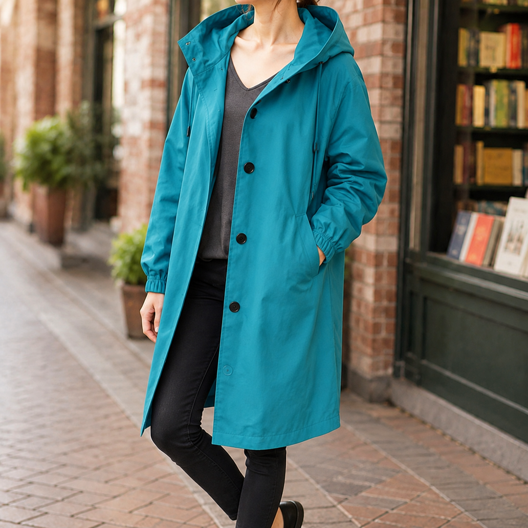 Zelda-Elise Hooded Overcoat