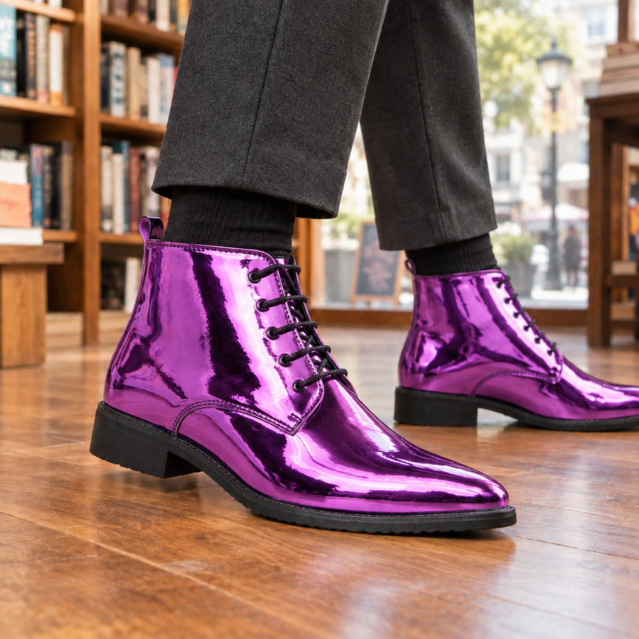 Pignatelli-Rimini Patent Boots