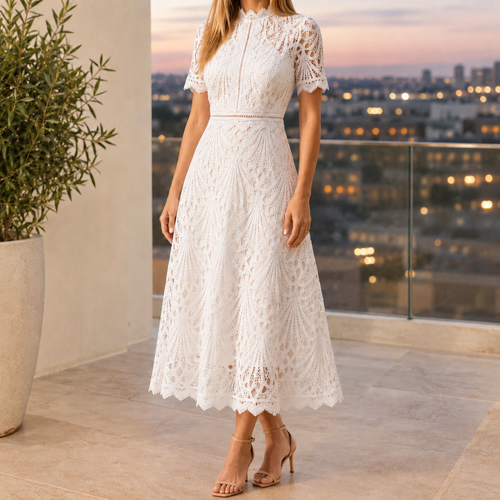 Yara-Louise Lace Midi Dress