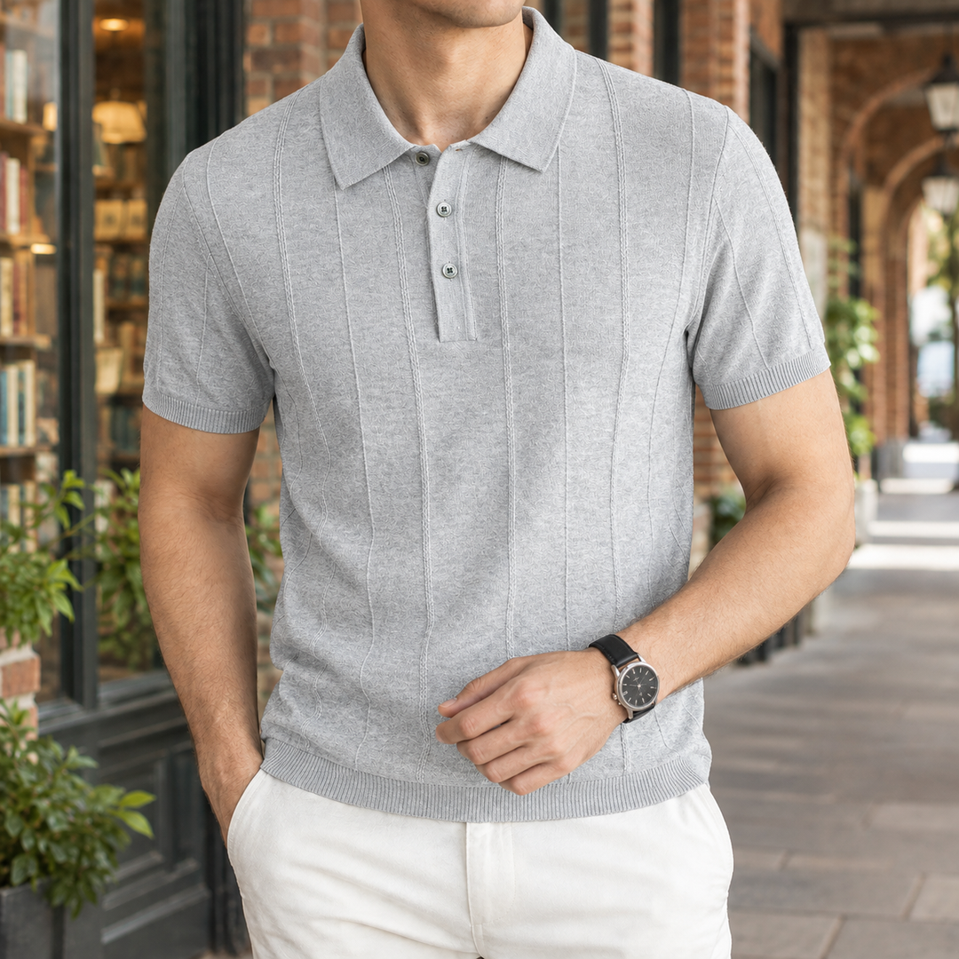 Florian Ribbed Polo