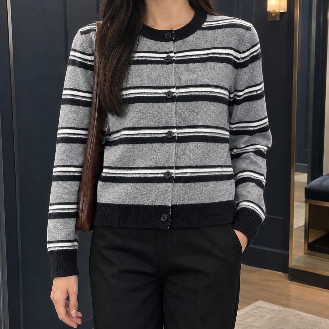 Florentine-Kate Striped Cardigan