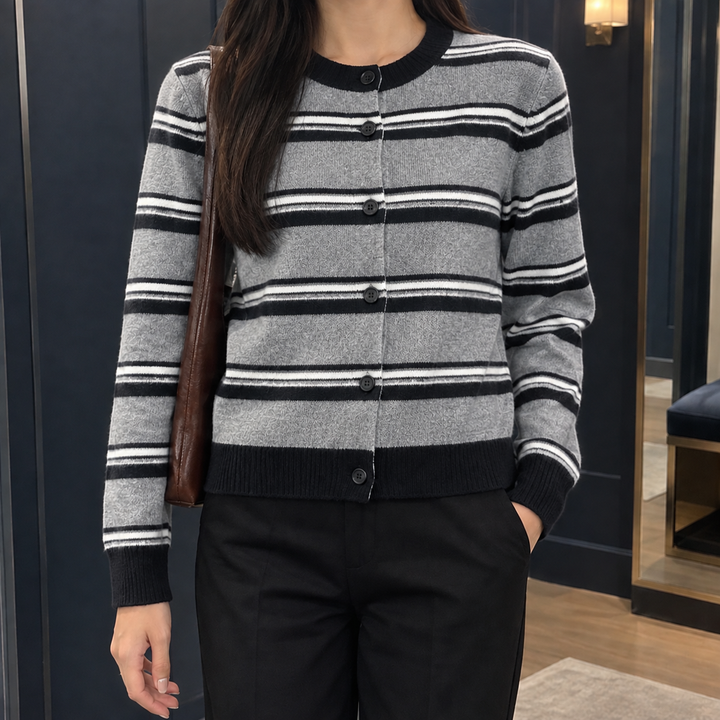Florentine-Kate Striped Cardigan
