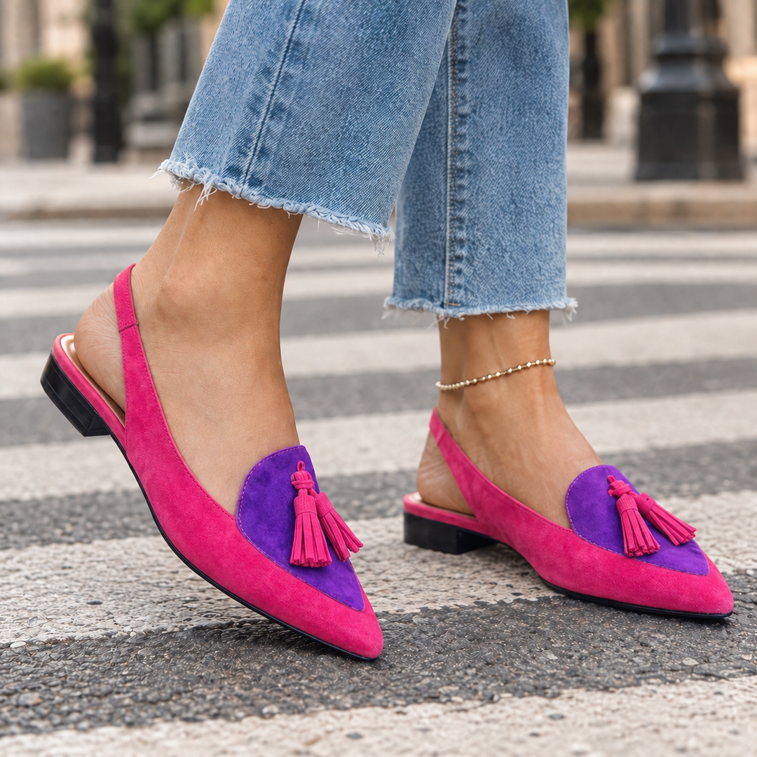Rimini Tassel Slingbacks