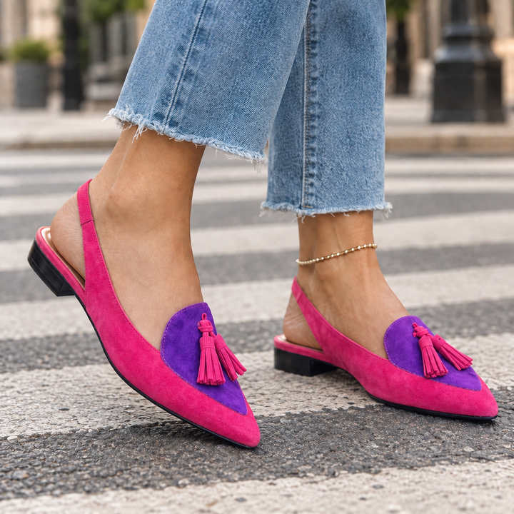 Rimini Tassel Slingbacks