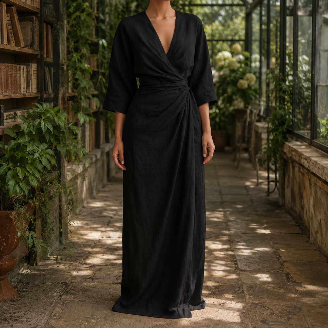 Valentina-Louise Wrap Maxi Dress