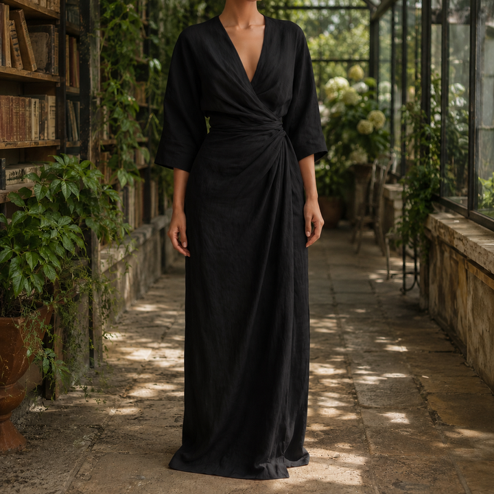 Valentina-Louise Wrap Maxi Dress