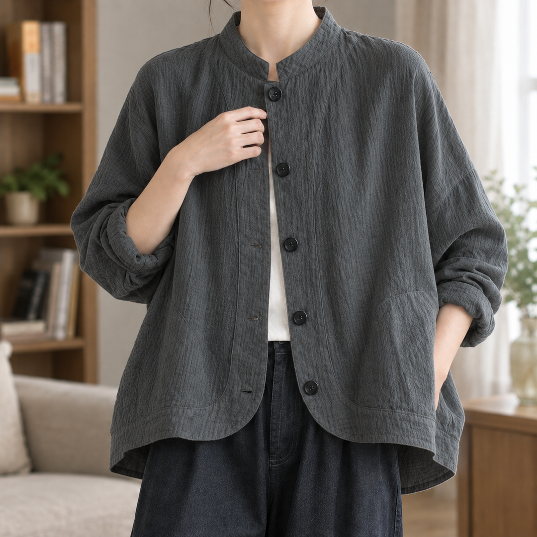 Rachel Stand Collar Jacket