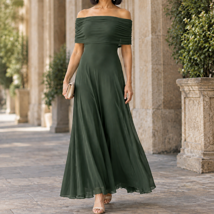 Sylvie-Elise Bardot Maxi Dress