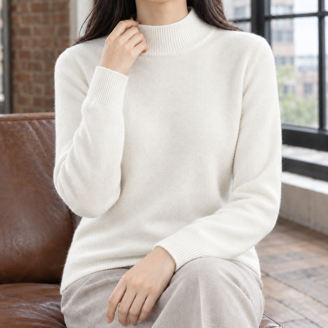 Jocasta Mock Neck Sweater