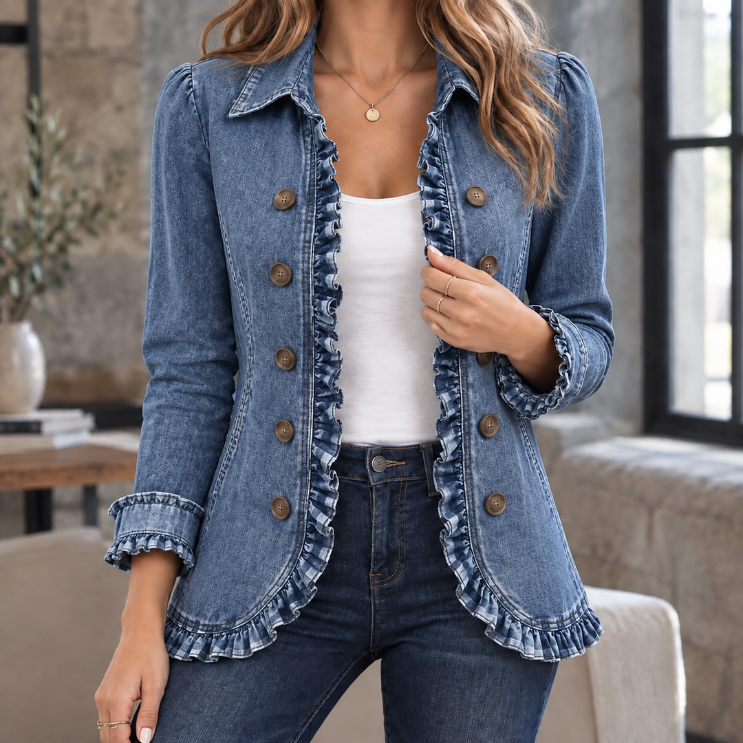 Sharon-Marie Ruffle Overshirt