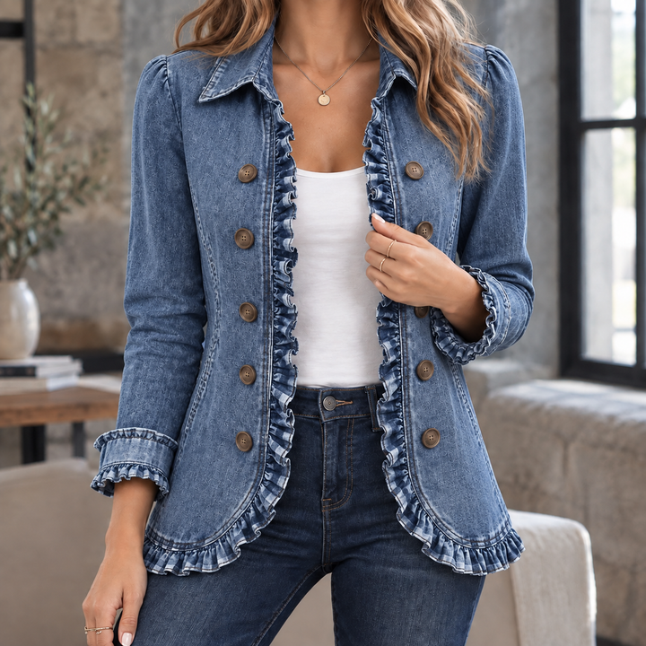 Sharon-Marie Ruffle Overshirt
