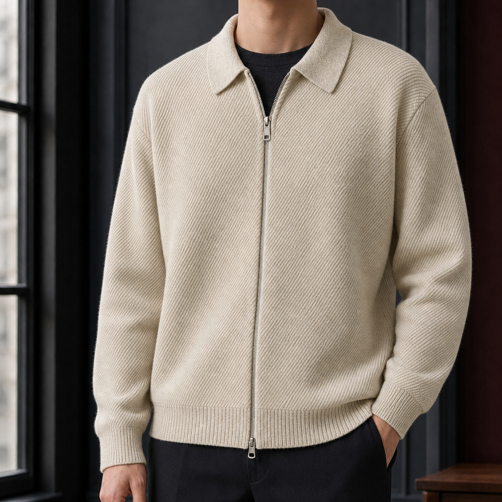 Romano Zip Cardigan