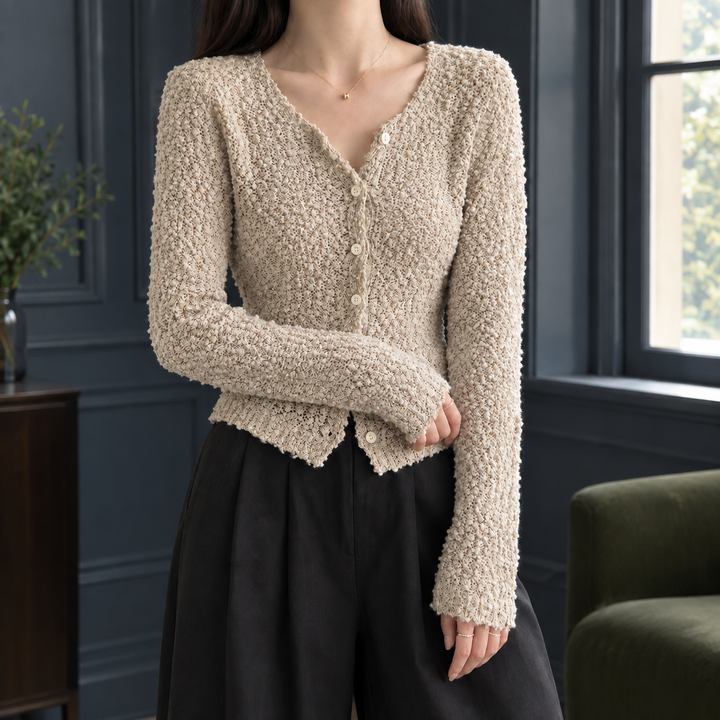Faith Textured Cardigan