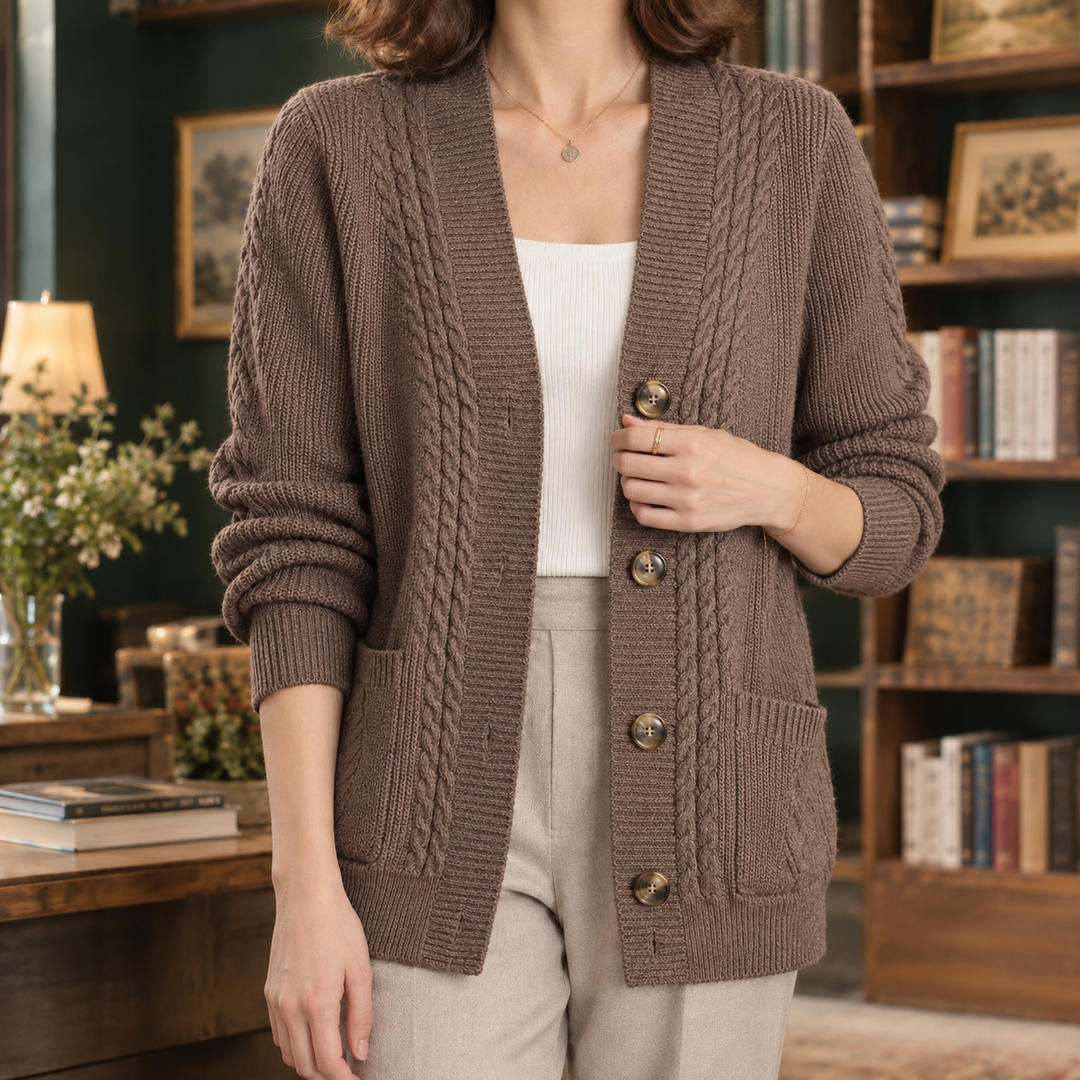 Susannah Cable Knit Cardigan