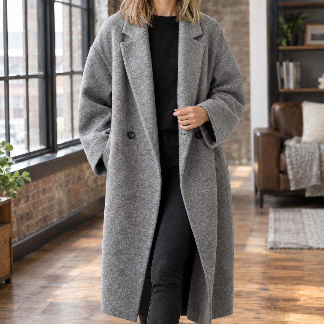 Serena-Faye Wool Blend Coat