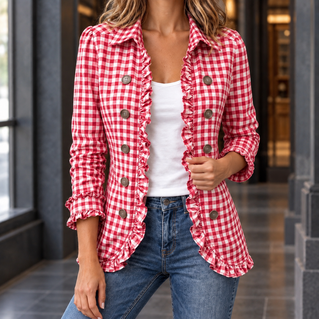 Marina-Louise Gingham Jacket