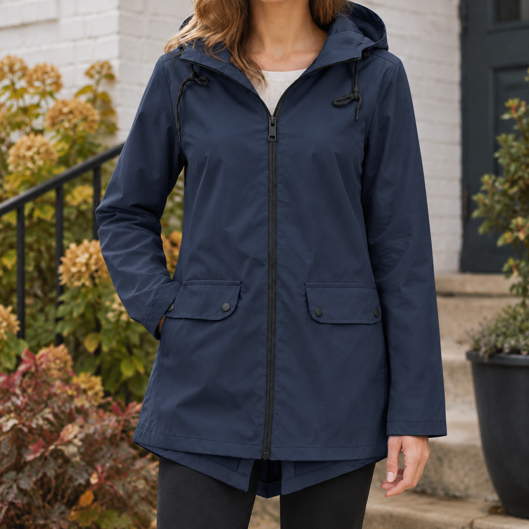 Talia-Sage Hooded Jacket