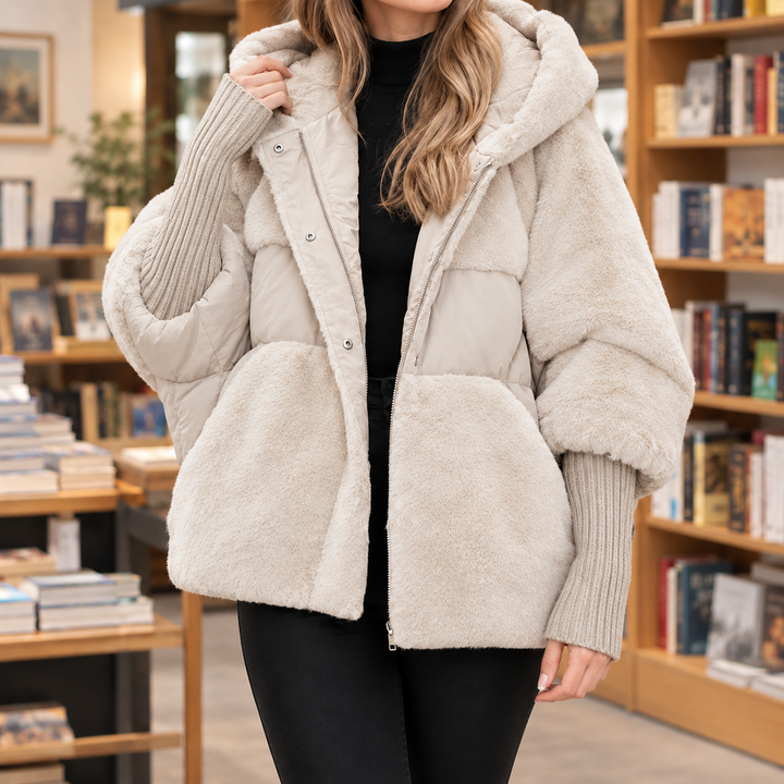 Ilaria-Kate Plush Panel Jacket